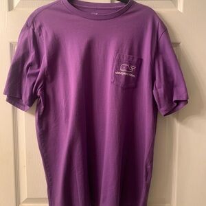 Vineyard Vines Men's Short Sleeve Purple Tee